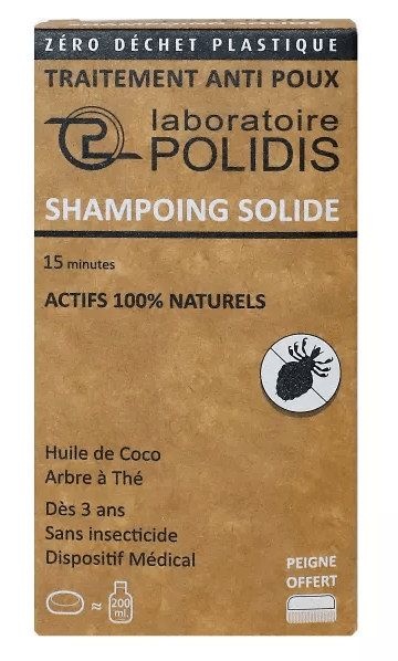Polidis Shampooing Solide Antipoux Et Lentes 23g