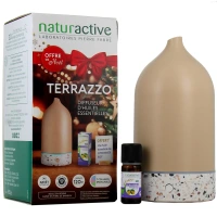 Naturactive Diffuseur Terrazzo + Huile Essentielle Citronnier 10ml Offerte