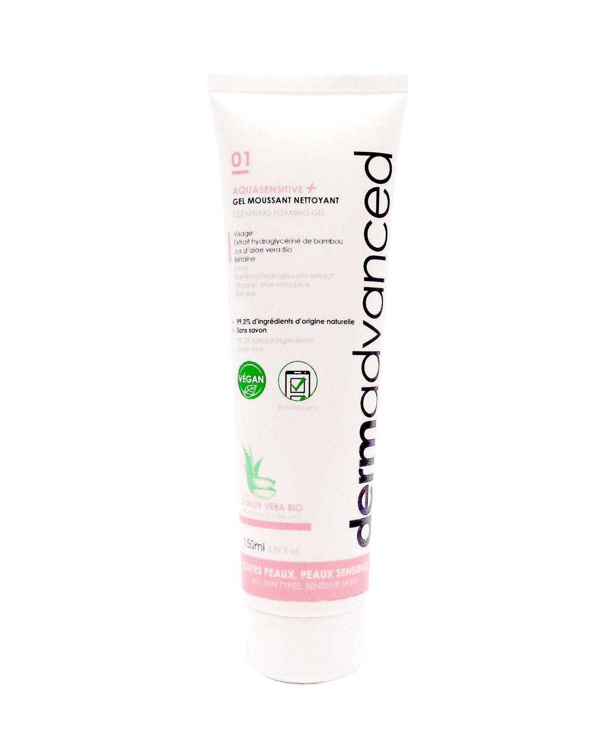 ACQUASENSITIVE GEL NETTOYANT 150ML