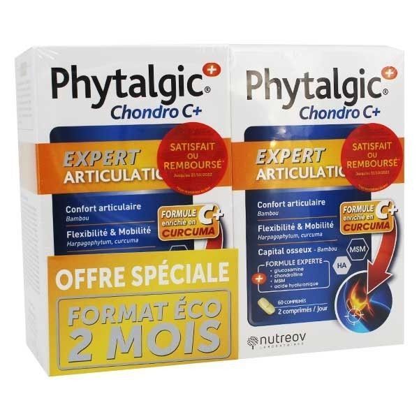 Nutreov Phytalgic+ Chondro C+ Expert Articulations Comprime 60 X2 Satisfait Ou Rembourse