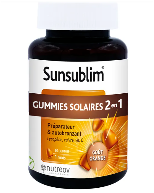 SUNSUBLIM SOLAIRE 2EN1 GUMMIES 60