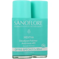 SANOFLORE DEO 48H MENTHA 50MLX2