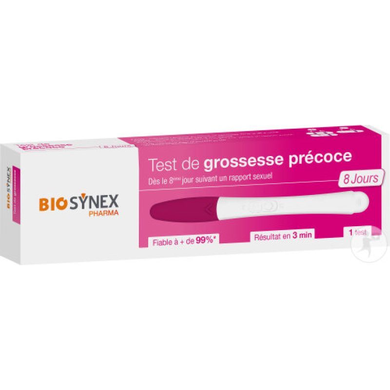 BIOSYNEX TEST GROSSESSE 8 JOURS