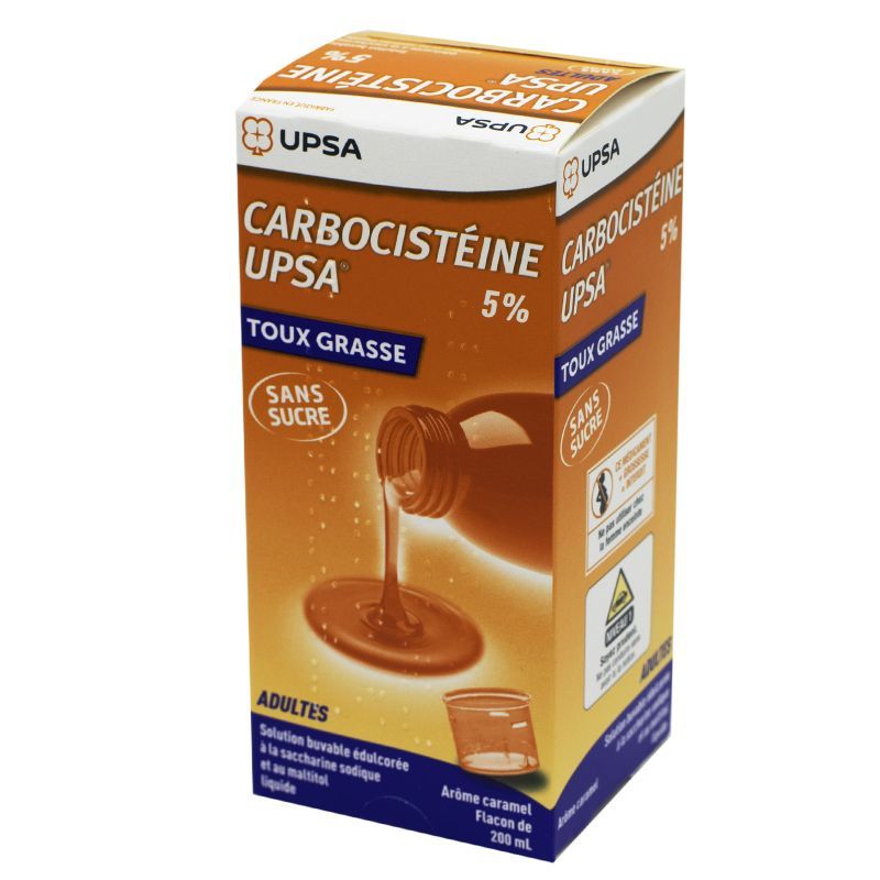 CARBOCISTEINE 5% UPSA SOL S/S200ML