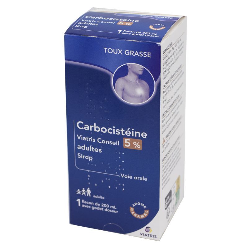 CARBOCISTEINE 5% AD VTS SP 200ML