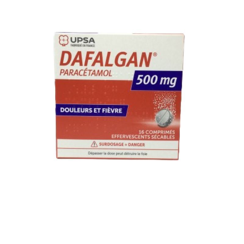 DAFALGAN 500MG CPR EFF SECABLE 16