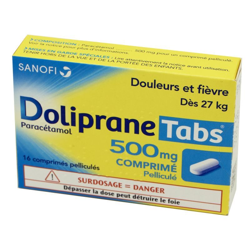 DOLIPRANETABS 500MG CPR 16