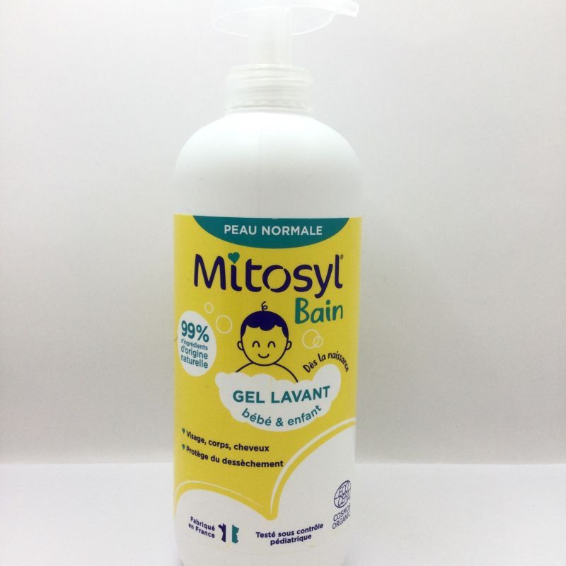 Mitosyl Gel Lavant Corps Et Cheveux Bio 490ml