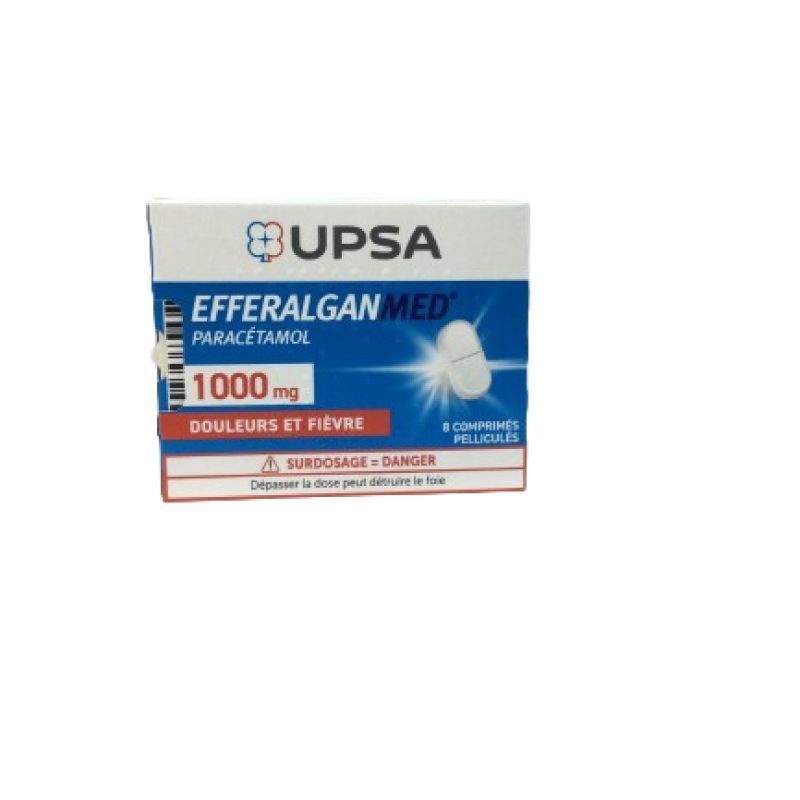 EFFERALGANMED 1 000MG CPR 8