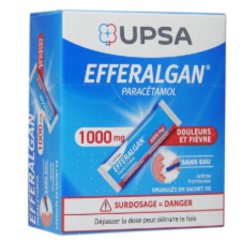 EFFERALGAN 1000MG GRANULES SACHET8