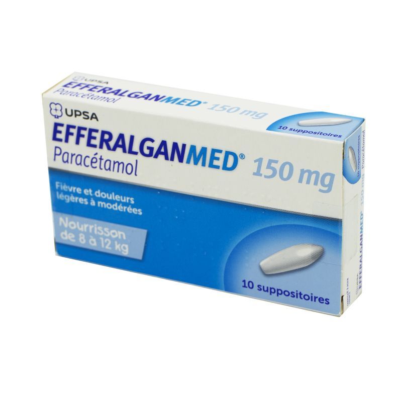 EFFERALGANMED 150MG SUP 10