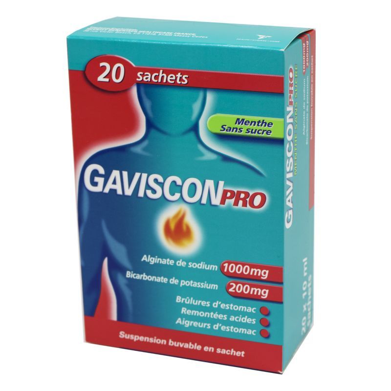 GAVISCONPRO MENTHE SACHET 10ML 20