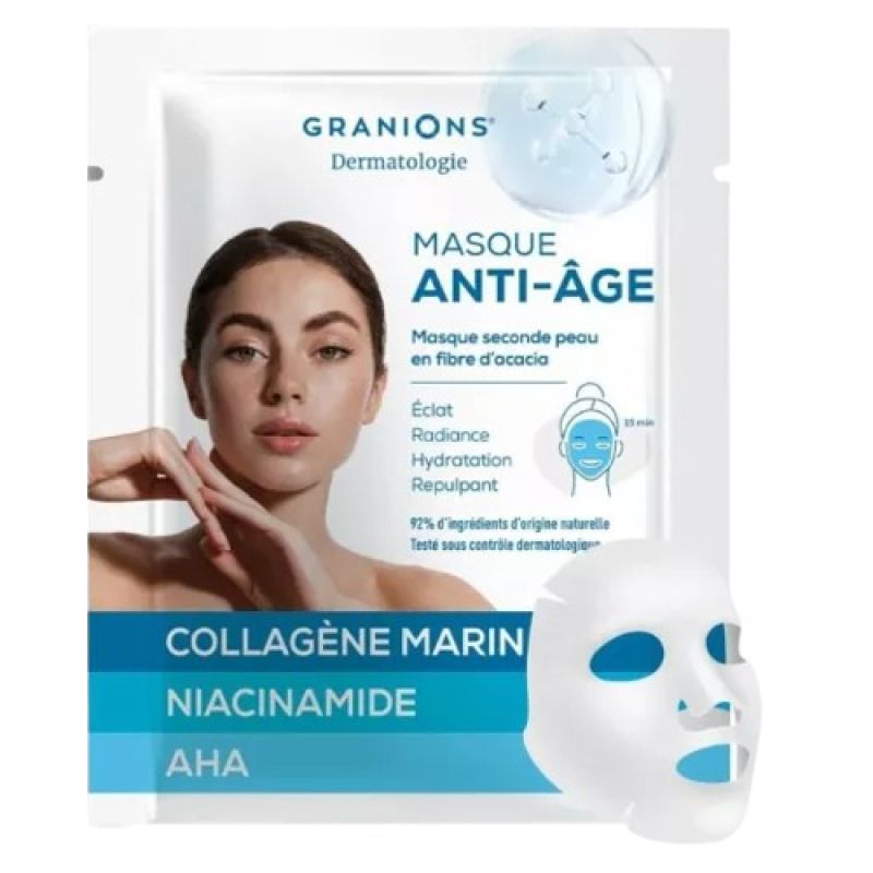 Granions Dermatologie Masque Seconde Peau Antiage X1