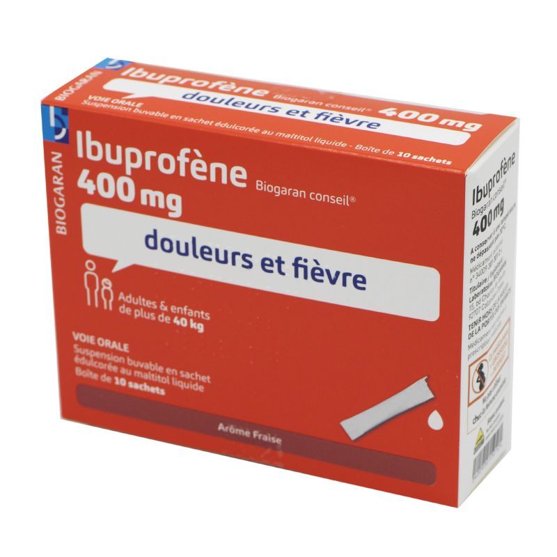 IBUPROFENE 400MG BIOG CONS SACH 10