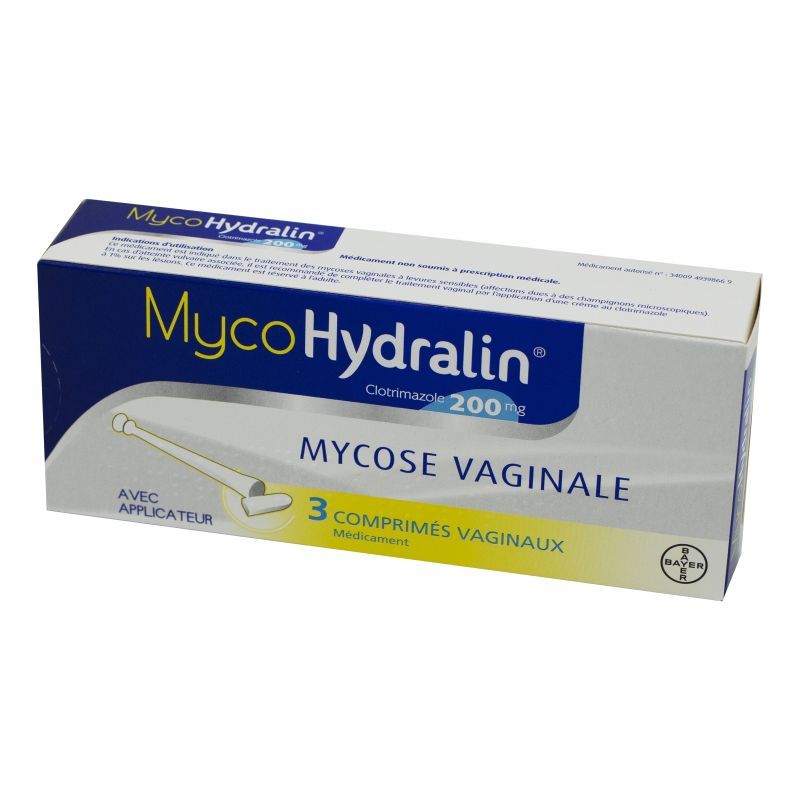 MYCOHYDRALIN 200MG CPR VAGINAL 3