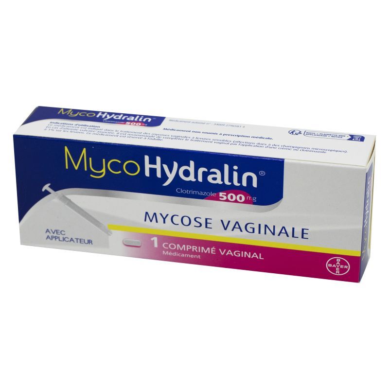MYCOHYDRALIN 500MG CPR VAGINAL 1