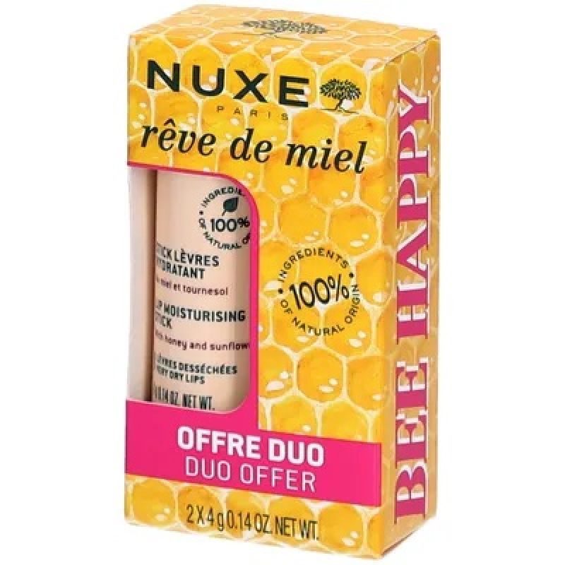 Nuxe Reve De Miel Stick Levres 4g X2