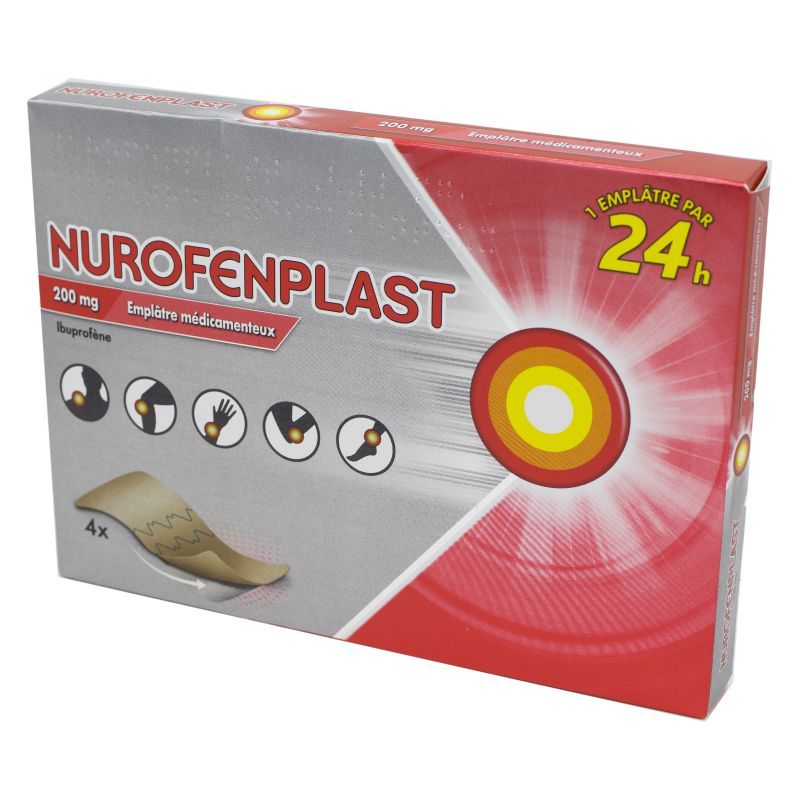 NUROFENPLAST 200MG EMPLATRE 4