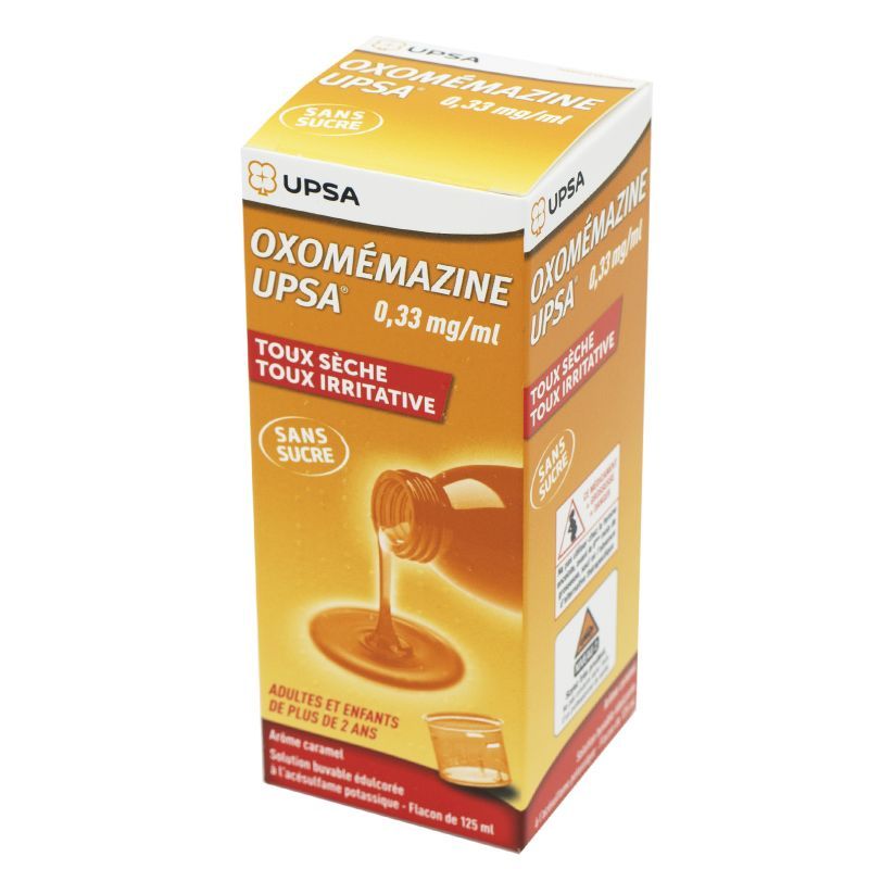OXOMEMAZINE 0,33MG/ML UPS S/S125ML