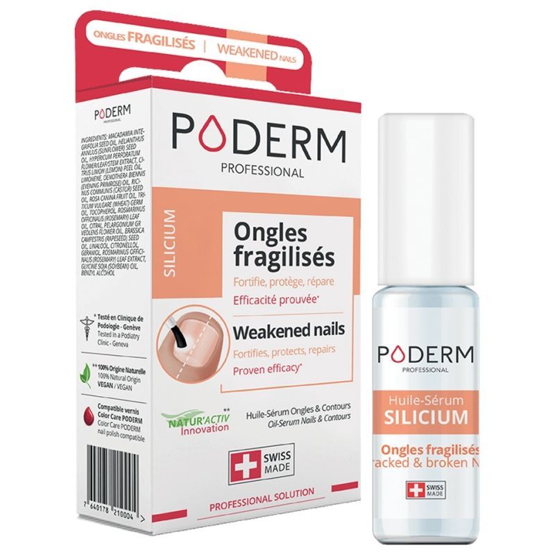 PODERM ONGLE FRAGILISE SILICIUM8ML