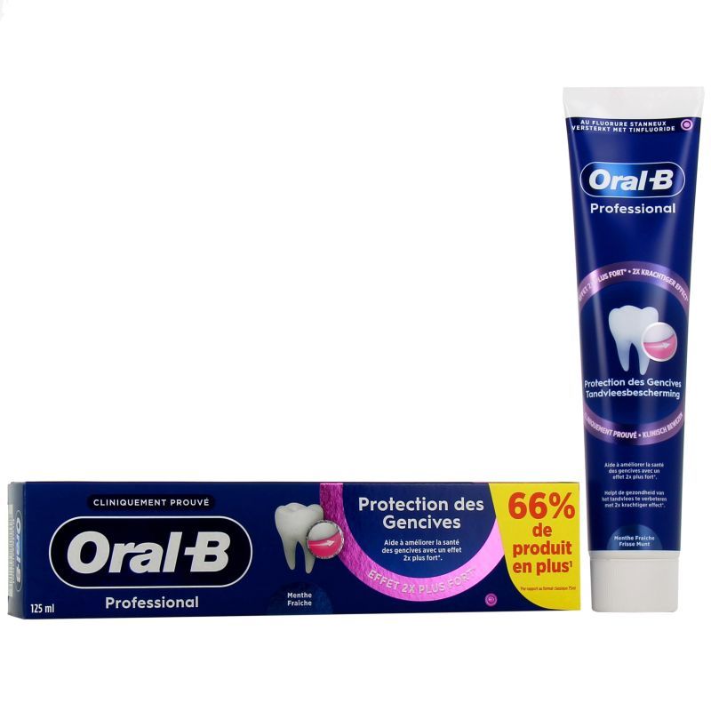 Oral B Professional Dentifrice Protection Des Gencives 125ml