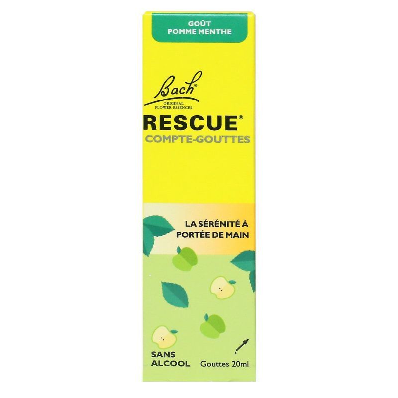 RESCUE BACH POMME MENTHE GTT 20ML