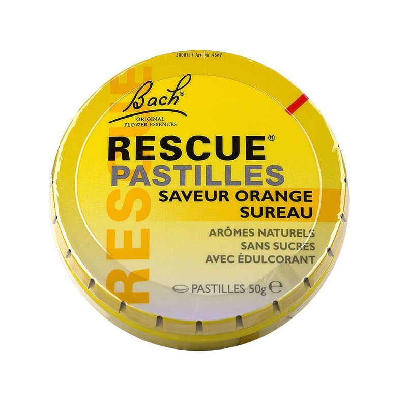 Rescue Bach Pastille Orange 50g
