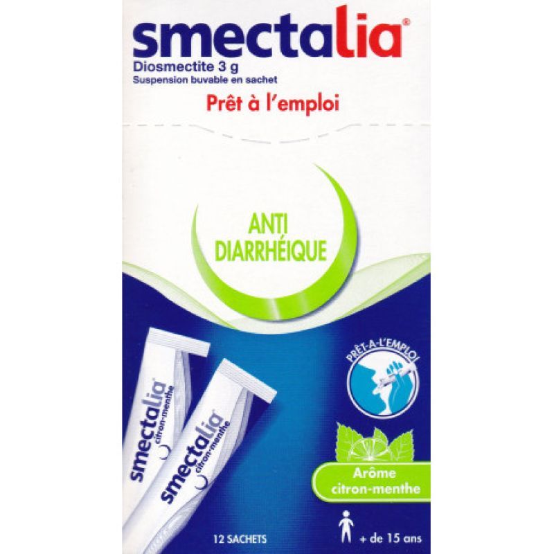SMECTALIA 3G CITRON-MENTHE SACH 12