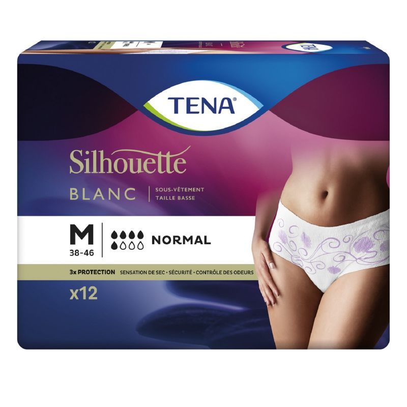 TENA SILHOUETTE SLIP ABS INCONT FEMI LGE S/10