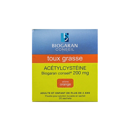 ACETYLCYSTEINE 200MG BIOG C SACH20