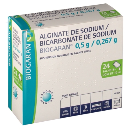 ALGINATE/BICARB SOD BIOG SACH 24