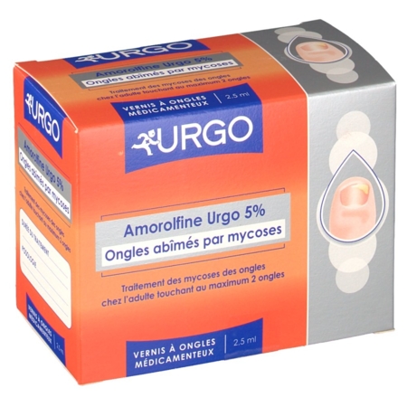 AMOROLFINE 5% URGO VERNIS FL.2,5ML