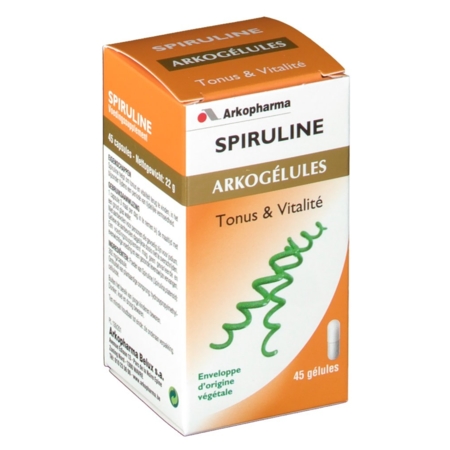 ARKOGELULES SPIRULIN GEL FL/45