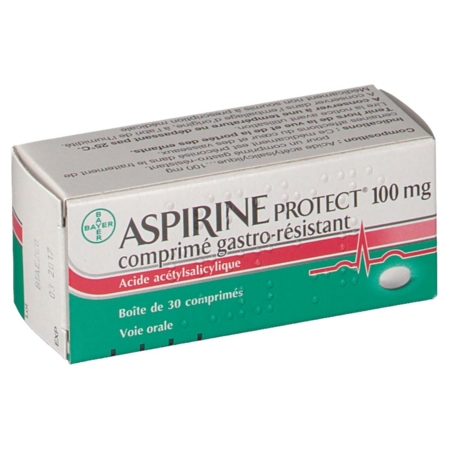 ASPIRINE PROTECT 100MG CPR 30.