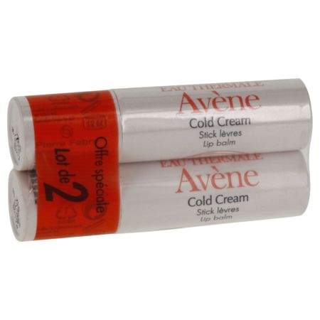AVENE COLD CREAM LEVRE STICK4G X2