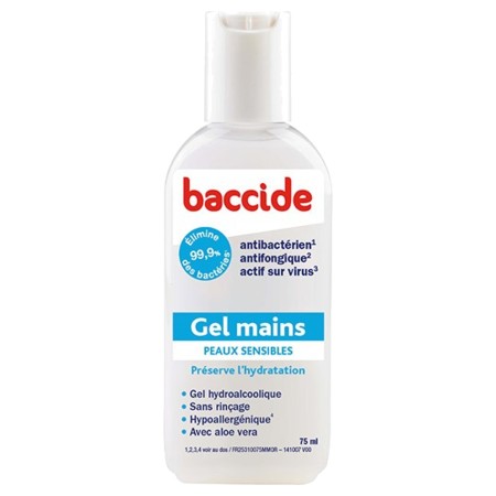 BACCIDE GEL MAIN S/RINCAG PS 75ML