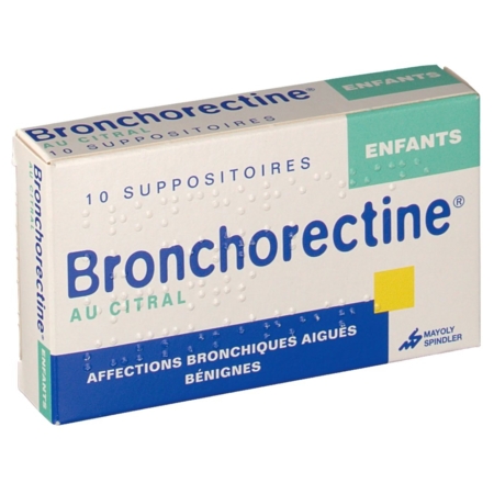 Bronchorectine Citral Enfant Suppositoire 10