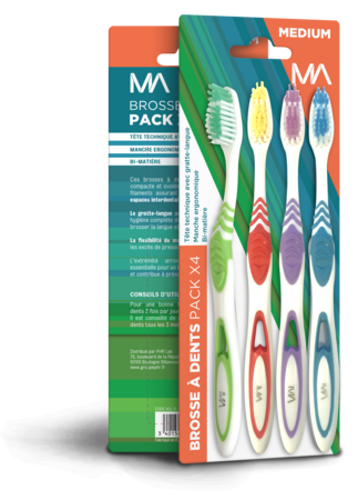 Ma Reference Brosse A Dents Medium X4