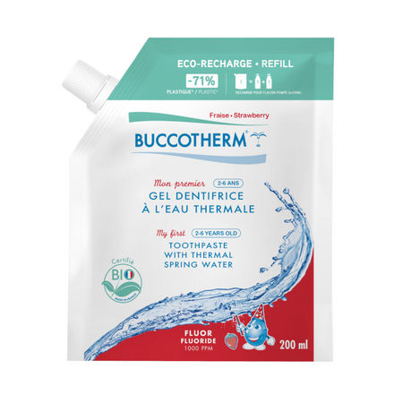 BUCCOTHERM DENT 2-6ANS RECH 200ML