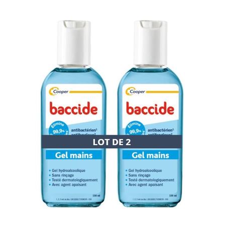BACCIDE GEL MAIN S/RIN BLE 100MLX2