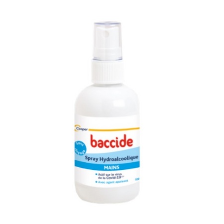 BACCIDE SOL HYDROALC SPR 100ML