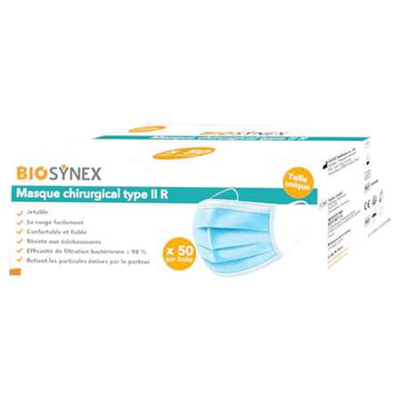 BIOSYNEX MASQ CHIR TYPE2R SAC10 5