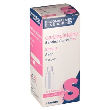 CARBOCISTEINE 2% E SDZ C SP125ML