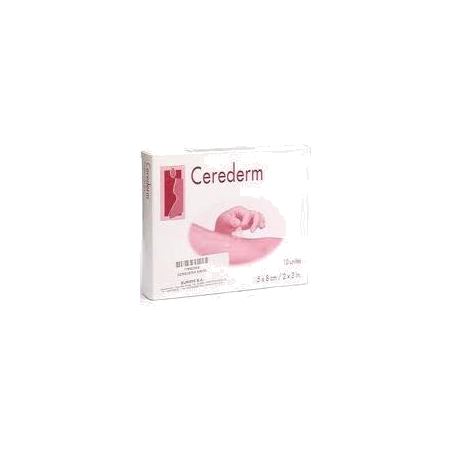 CEREDERM PANS ADH SIL 5X8CM 10