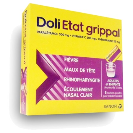 DOLI ETAT GRIPPAL PDR SACHET 8