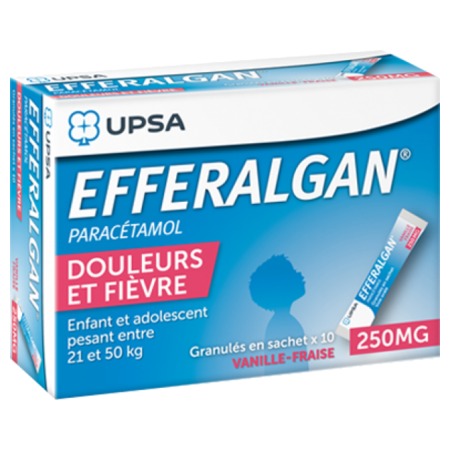 EFFERALGAN 250MG SACH 10