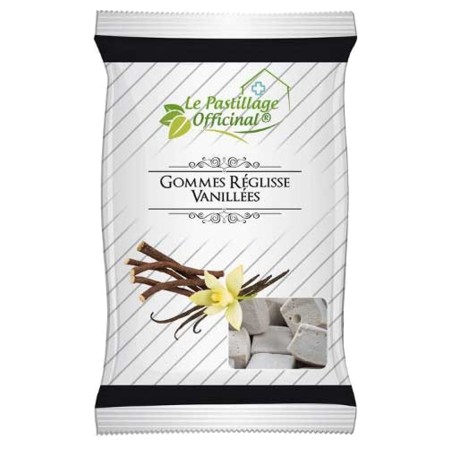 Le Pastillage Gommes Reglisse Vanille 100g
