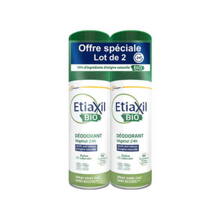 ETIAXIL NATUR DEO 24H SPR 100ML X2
