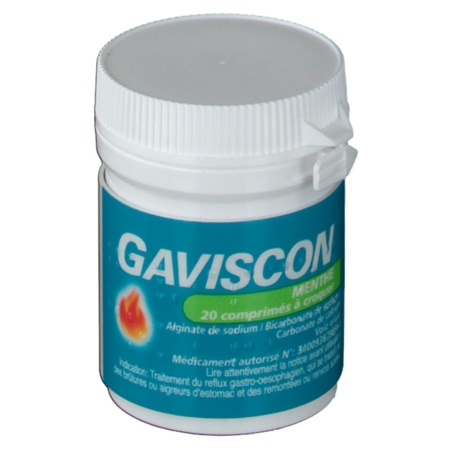 GAVISCON MENTHE CPR A/CROQ 20