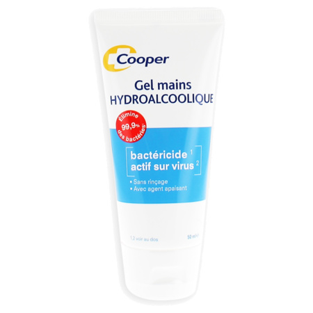 COOPER GEL HYDROALCOOLIQ 50ML